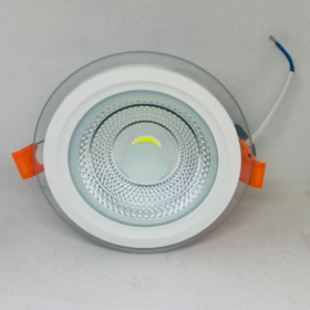 Spot encastré 9w en verre