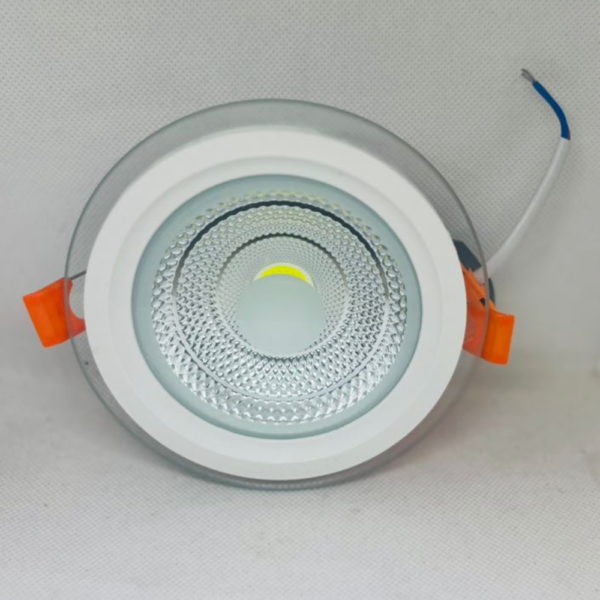 Spot encastré 9w en verre